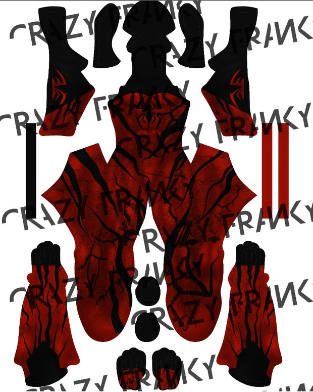 Symbiote Kaine pattern