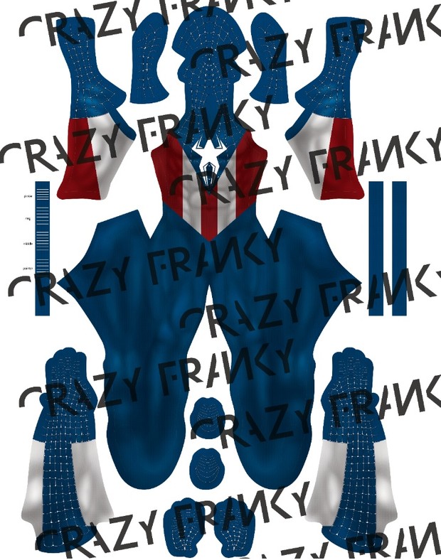 Captain Spider V2 pattern