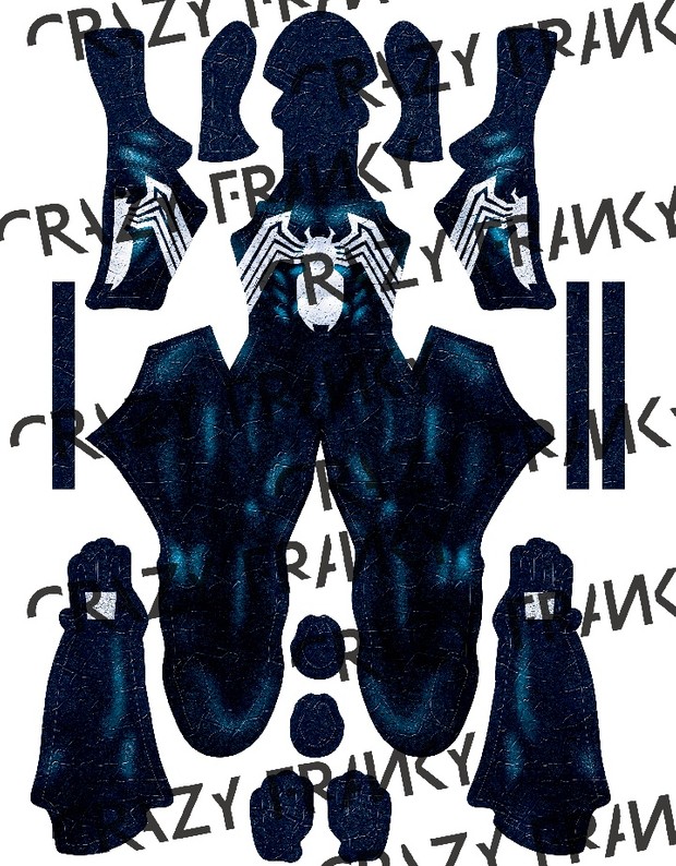 BLACK SYMBIOTE V3 pattern (Blueish)