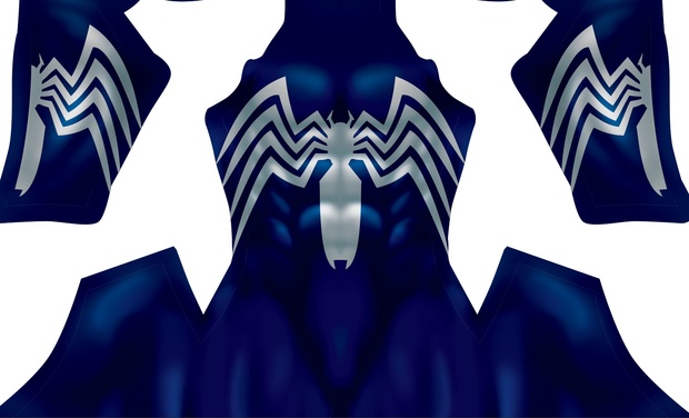 Symbiote V2 (Blue) pattern