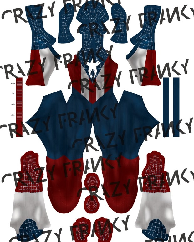 Captain Spider V4 pattern