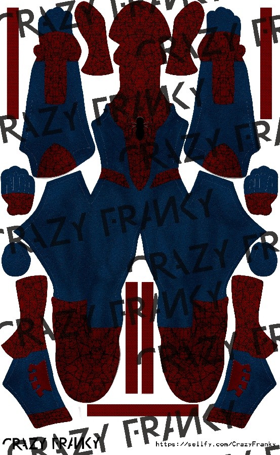 (FanArt) Civil War Spider-Man V1 pattern