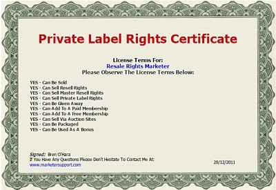 Resell Rights License Maker Software with Resell Right
