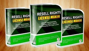 Resell Rights License Maker Software with Resell Right