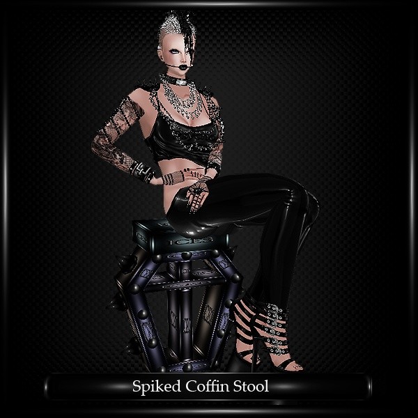 Spiked Coffin Stool