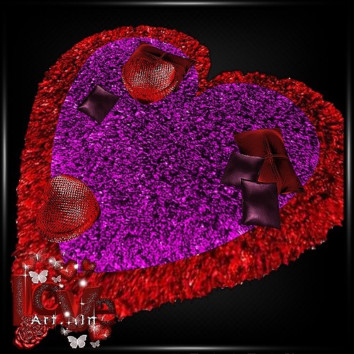 Heart Rug Mesh