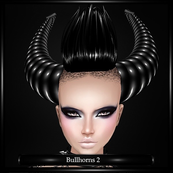 Gothic Bull Horns v.2 Mesh