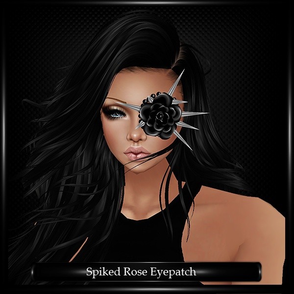 Spiked Rose Eyepatch Mesh