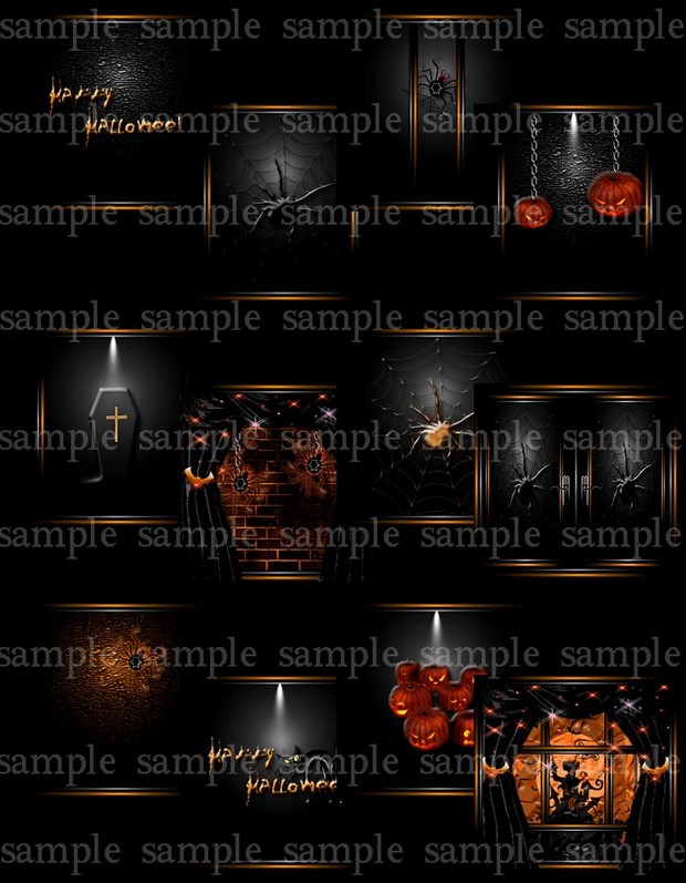 Halloween Textures (Mystery,Pashion,Secret)