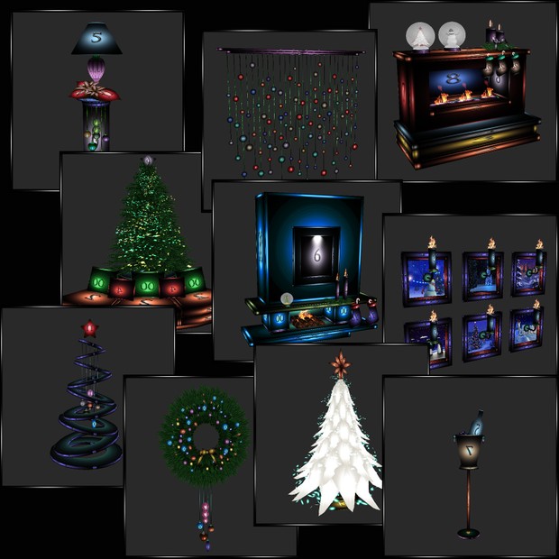 50 Christmas Meshes WITH RESELL RIGHTS