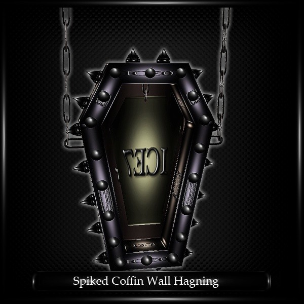 Spiked Coffin Wall Hagning Mesh