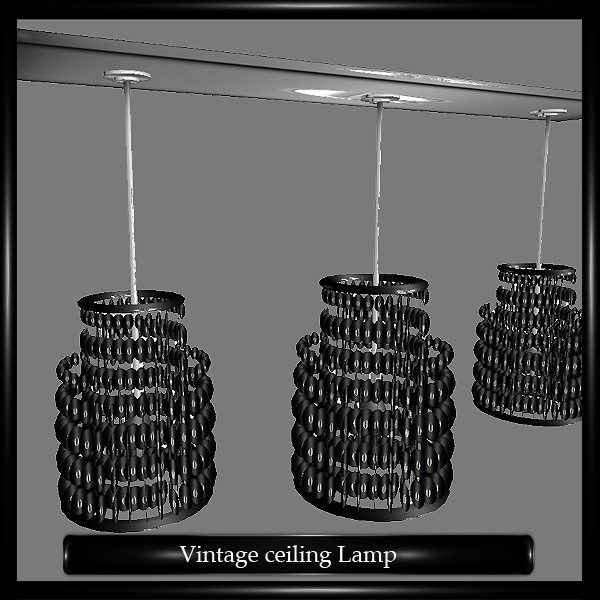 Retro ceiling Lamp Mesh