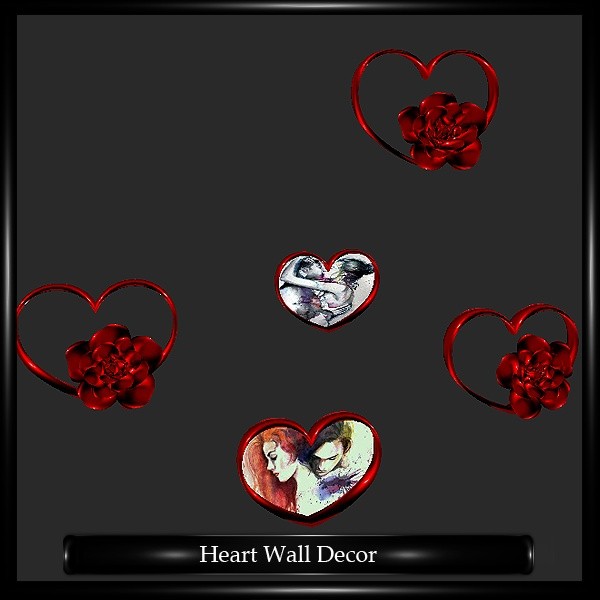 Heart Wall Decor Mesh