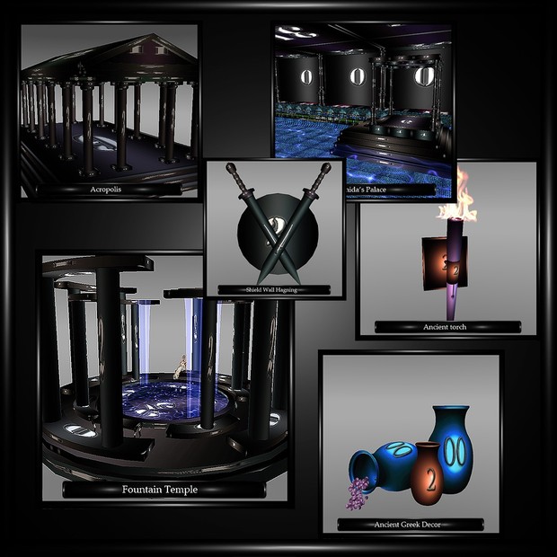 16 Greek Meshes WITH RESELL RIGHTS