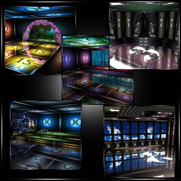 10 Room Meshes WITH RESELL RIGHTS