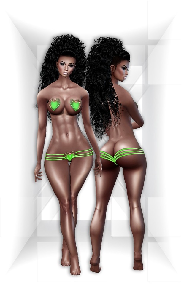 Animated Heart Lingerie