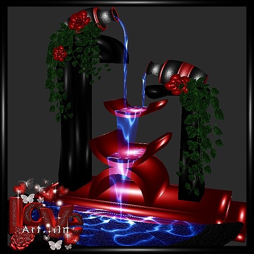 Romantic Fountain Mesh