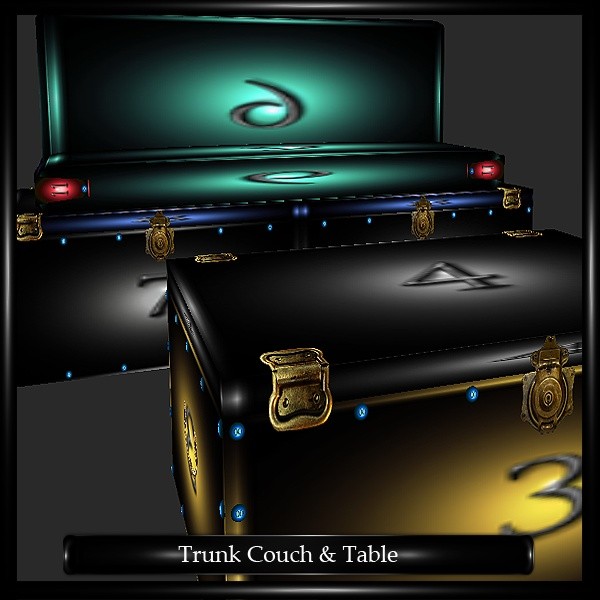 Trunk Couch & Table Mesh