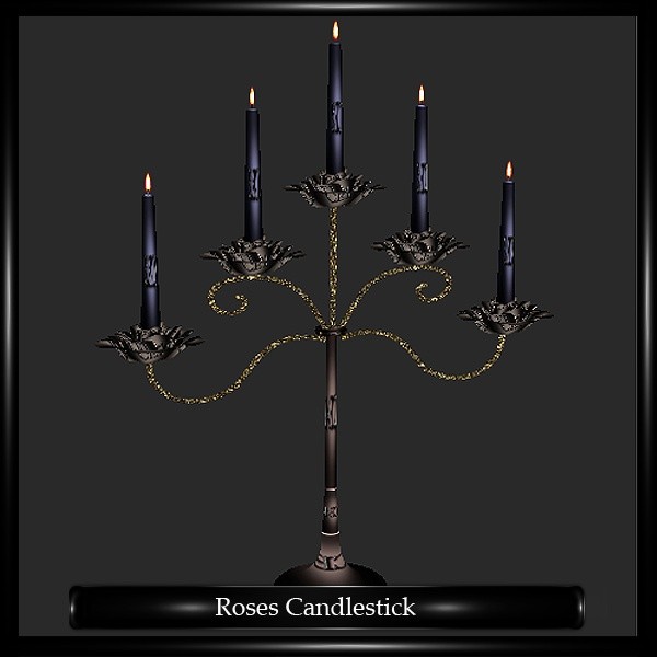 Roses Candlestick Mesh