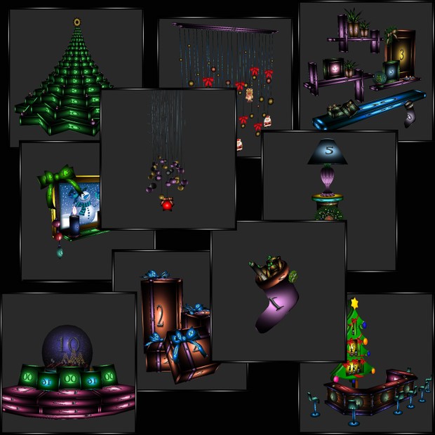 50 Christmas Meshes WITH RESELL RIGHTS