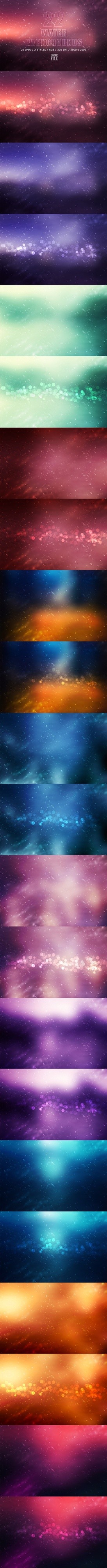 22 WATER BACKGROUNDS - O2 STYLES