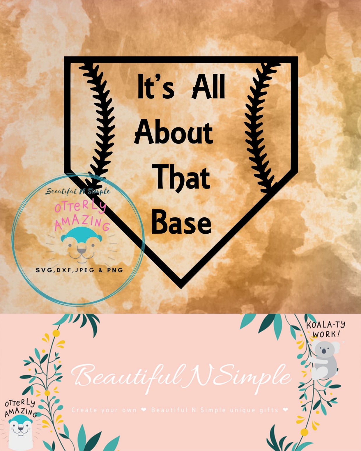 Download It S All About That Base Baseball Softball Home Pla Beautifulnsimple