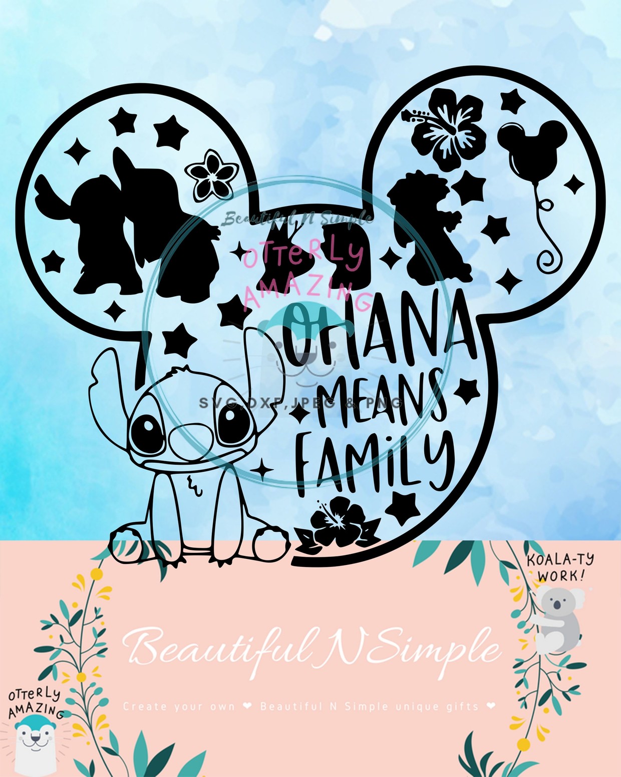 Download Ohana Means Family Lilo and Stitch Inspired Disney SVG ...