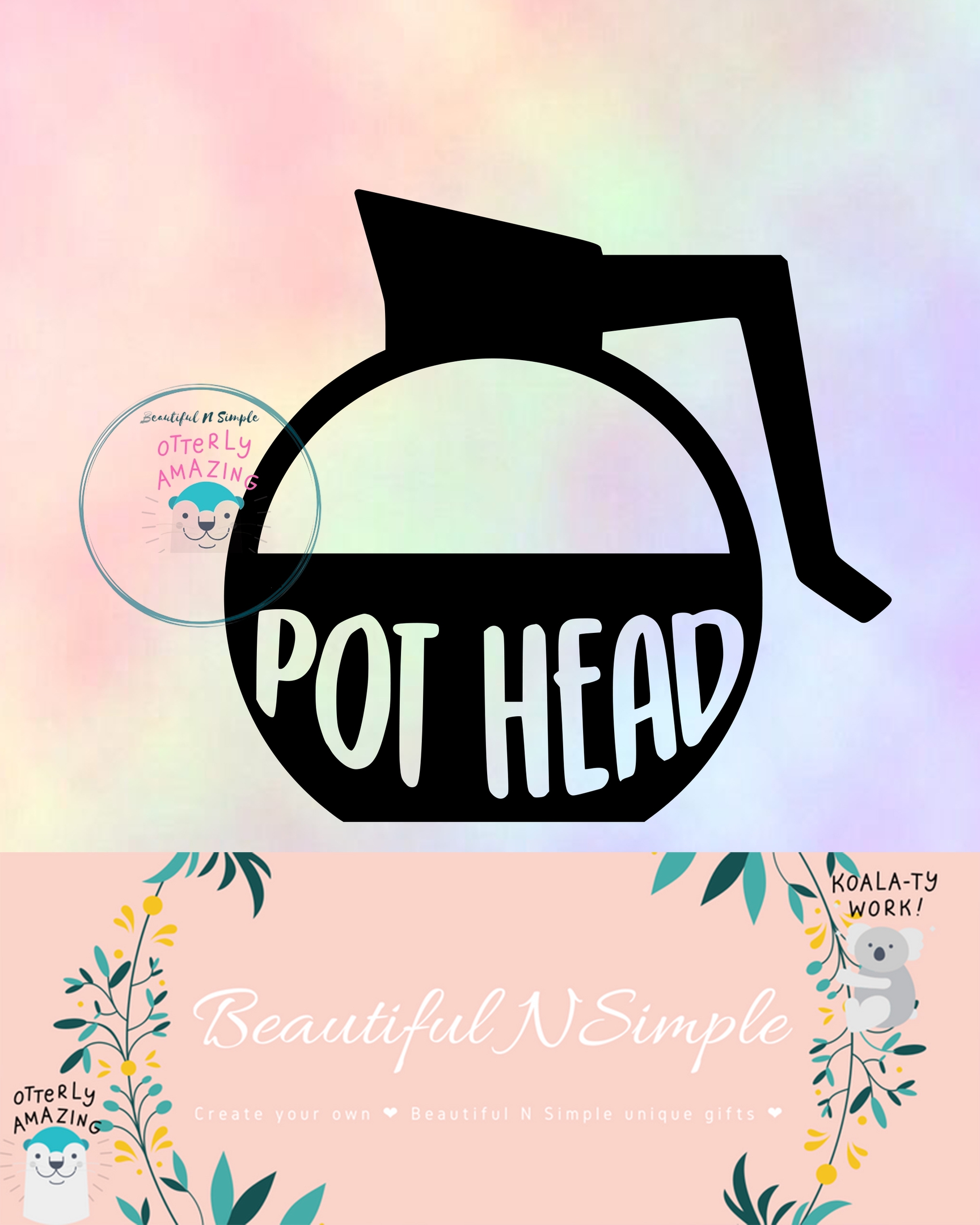 Download Coffee Pot Pothead Coffee Lover Svg Dxf File Beautifulnsimple 3D SVG Files Ideas | SVG, Paper Crafts, SVG File