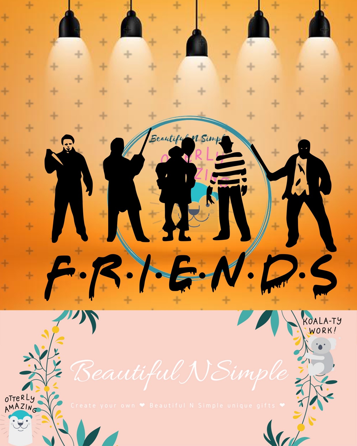 Free Free 172 Friends Horror Movie Svg SVG PNG EPS DXF File