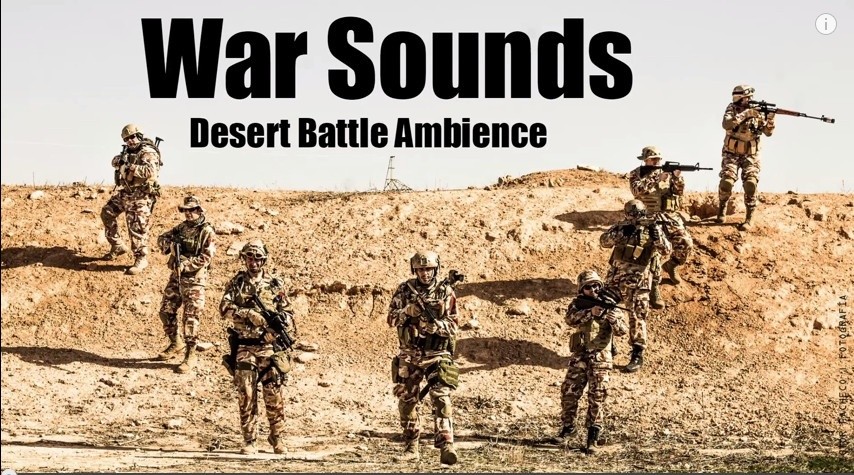 Ambience Hub - War Sounds - Desert Battle - Ambience Hub