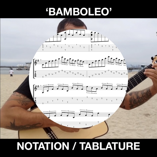 'Bamboleo' for Solo Flamenco Guitar - Tabs, Notation and MP3
