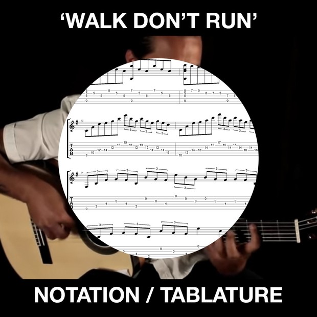 WALK DON'T RUN - Solo Guitar - Ben Woods