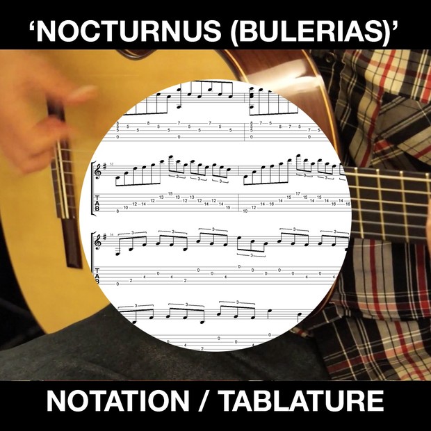 NOCTURNUS (Bulerias-short) - SOLO FLAMENCO GUITAR - Ben Woods