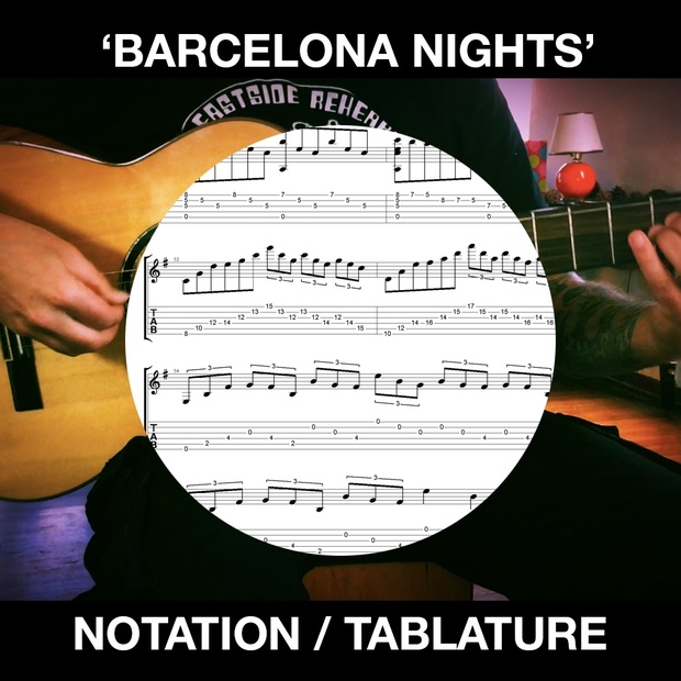 Barcelona Nights - for Solo Flamenco Guitar - Ben Woods