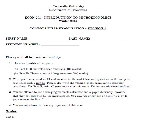 ECON 201 FINALS & MIDTERMS (20 EXAMS)