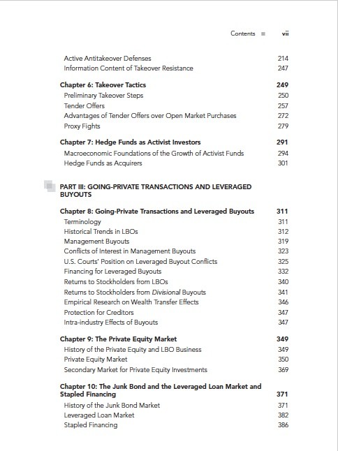 MERGERS, ACQUISITIONS AND CORPORATE RESTRUCTURING 6th ED