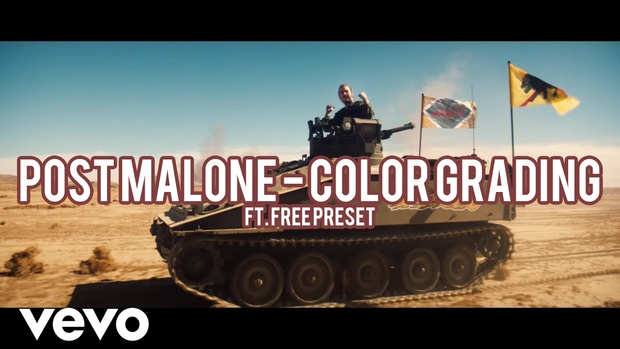 FREE Post Malone INSPIRED Color Grading LUT