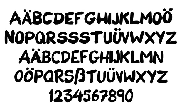 Georg's COMIC FONTS: 11 Handwritten Lettering Font Bundle (OTF, TTF, SVG, DFONT)