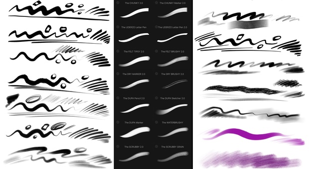 150+ WATERCOLOR, OIL PAINT & NATURAL MEDIA Paint Brush Bundle for Procreate