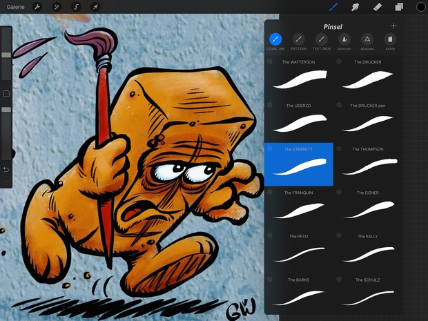 COMIC & CARTOON Ink Set #2 - 22+ Premium Inking Brushes for Procreate