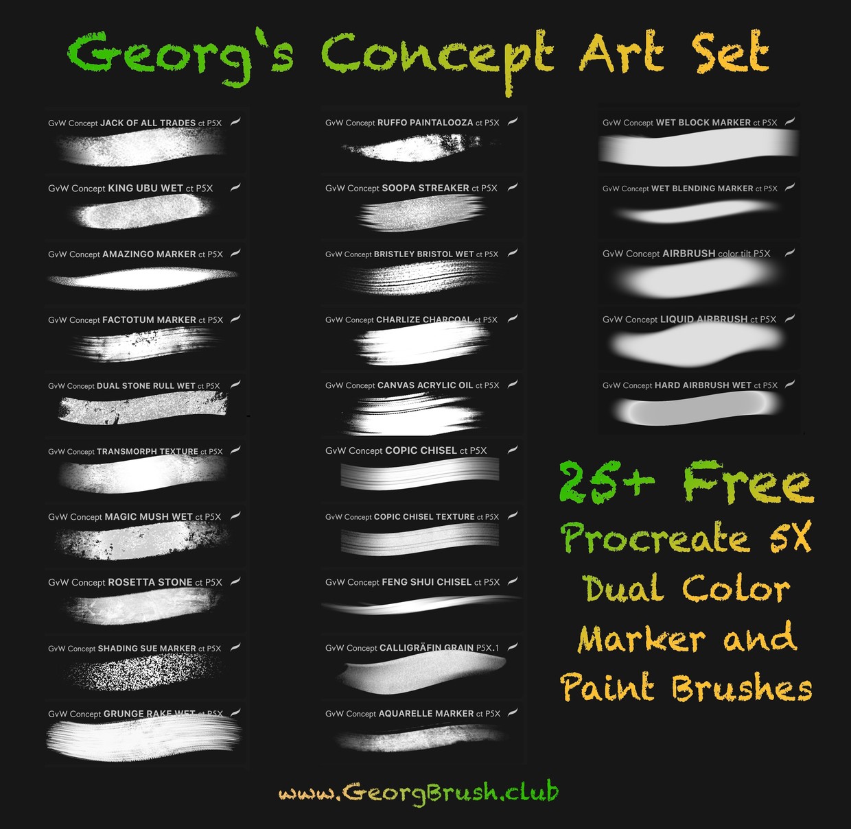 Georg S Procreate Brushes Georg S Procreate Brushes