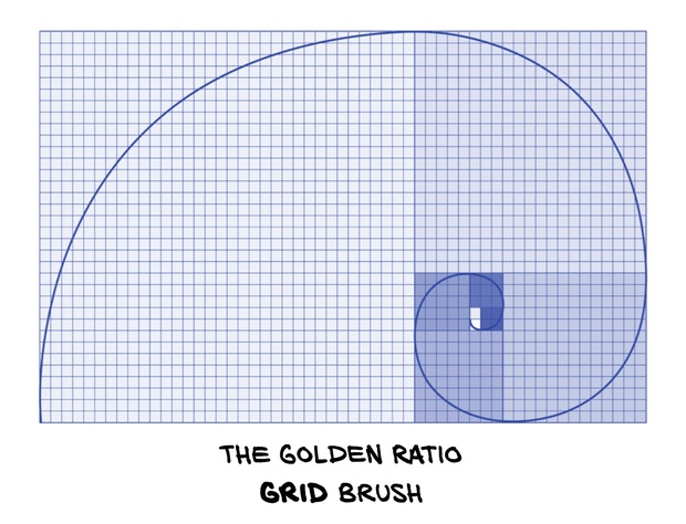 FREE Golden Ratio Brushes: 10+ FIBONACCI Shape Brushes for Procreate