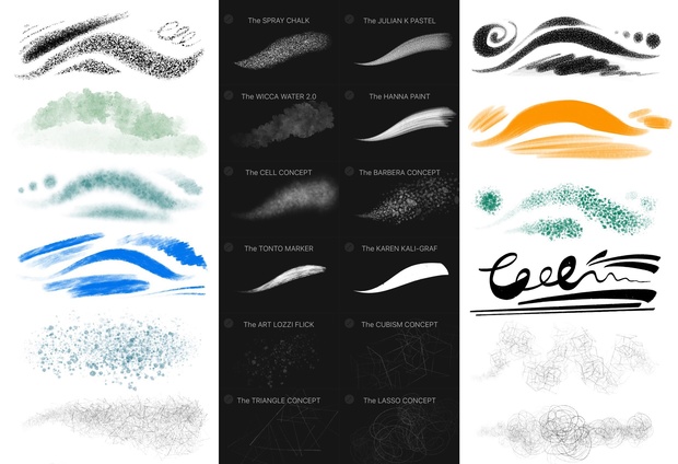 XMAS 2016 Brush Set: 40 Procreate Brushes by Georg vW
