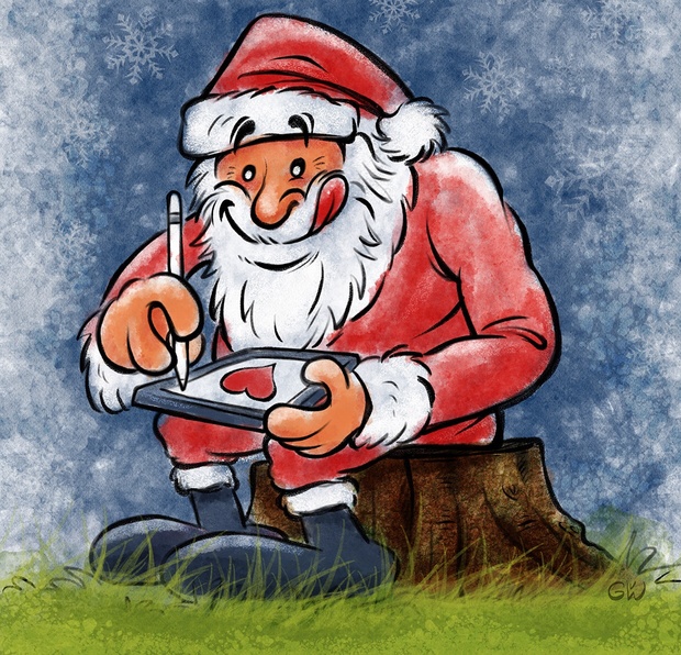 XMAS 2016 Brush Set: 40 Procreate Brushes by Georg vW