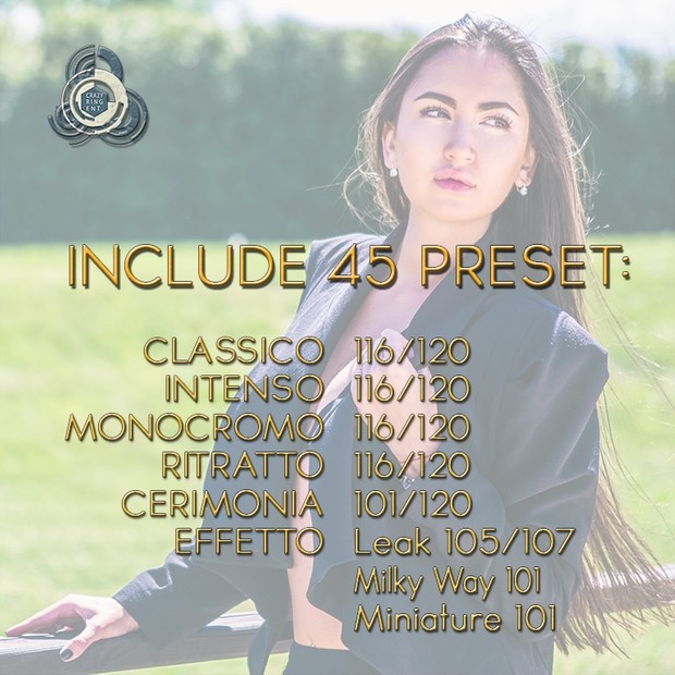 PRESET COLLECTION VOLUME 3 The Crazy Ring Preset - For Lightroom and Camera Raw