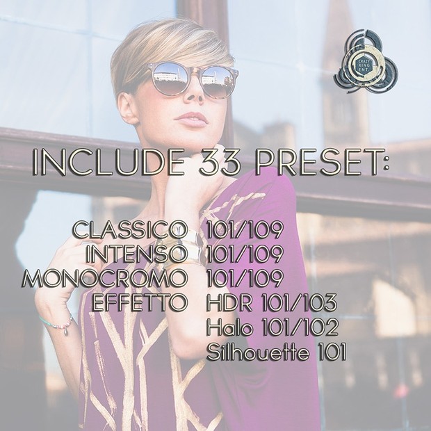 PRESET COLLECTION VOLUME 1 The Crazy Ring Preset - For Lightroom and Camera Raw