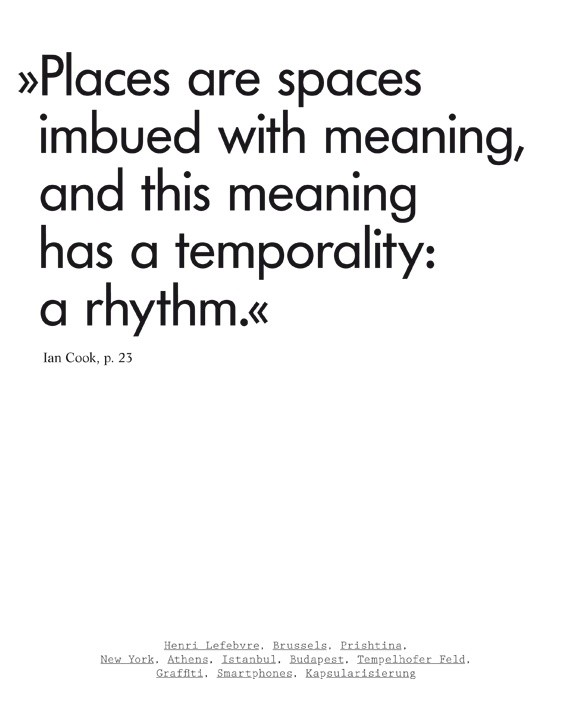 Public Spaces, Resilience & Rhythm / Heft 54 (1/2014)
