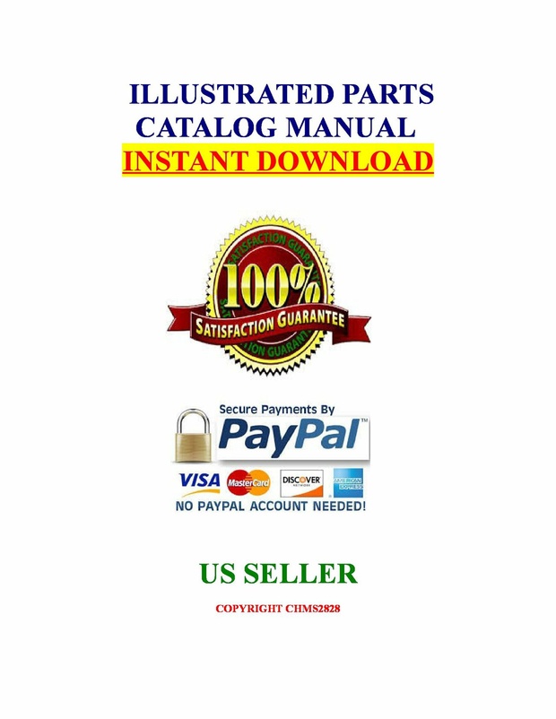 Kubota B7300HSD Tractor Illustrated Master Parts Catalog Manual Guide download