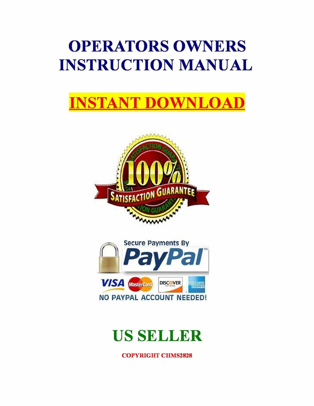 Kubota Tractor G2160 G2460G Operators Instruction Owners Manual Guide