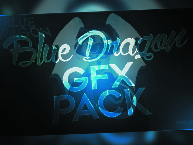 BLUE DRAGON GFX PACK | ShaphiRaDesigner